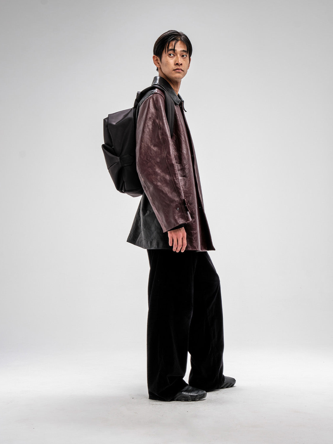 Sava M Sleek Nylon Black Backpack