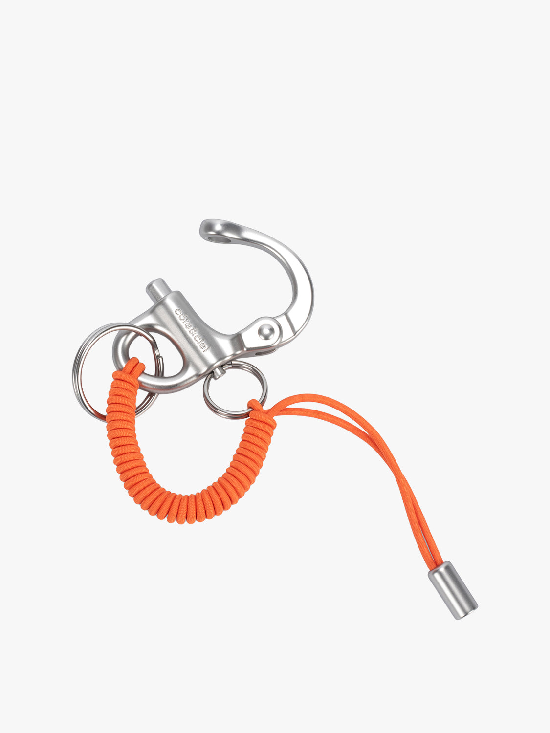 coteetciel Keychain LetGo Orange/Silver côte&ciel US 29248