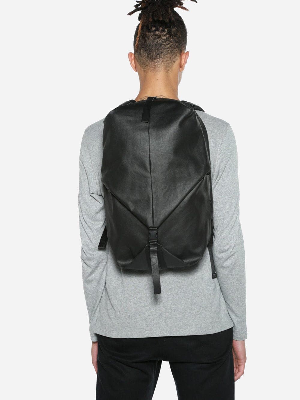 coteetciel Backpack Black Oril S Coated Canvas Black côte&ciel US 28683