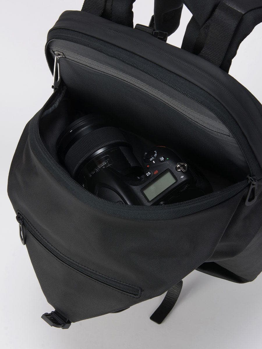 coteetciel Backpack Black Oril S Coated Canvas Black côte&ciel US 28683