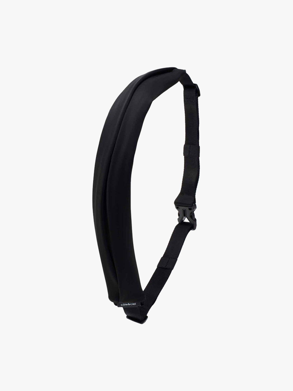 未使用品　côte&ciel Adda Sleek Black côte&ciel | Adda Sleek Black Shoulder Strap côte&ciel Official