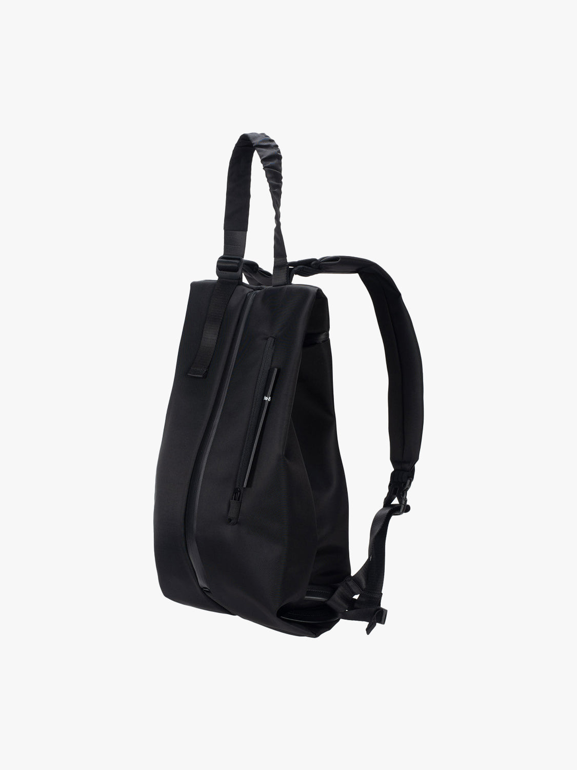 Dala Sleek Nylon Black Backpack