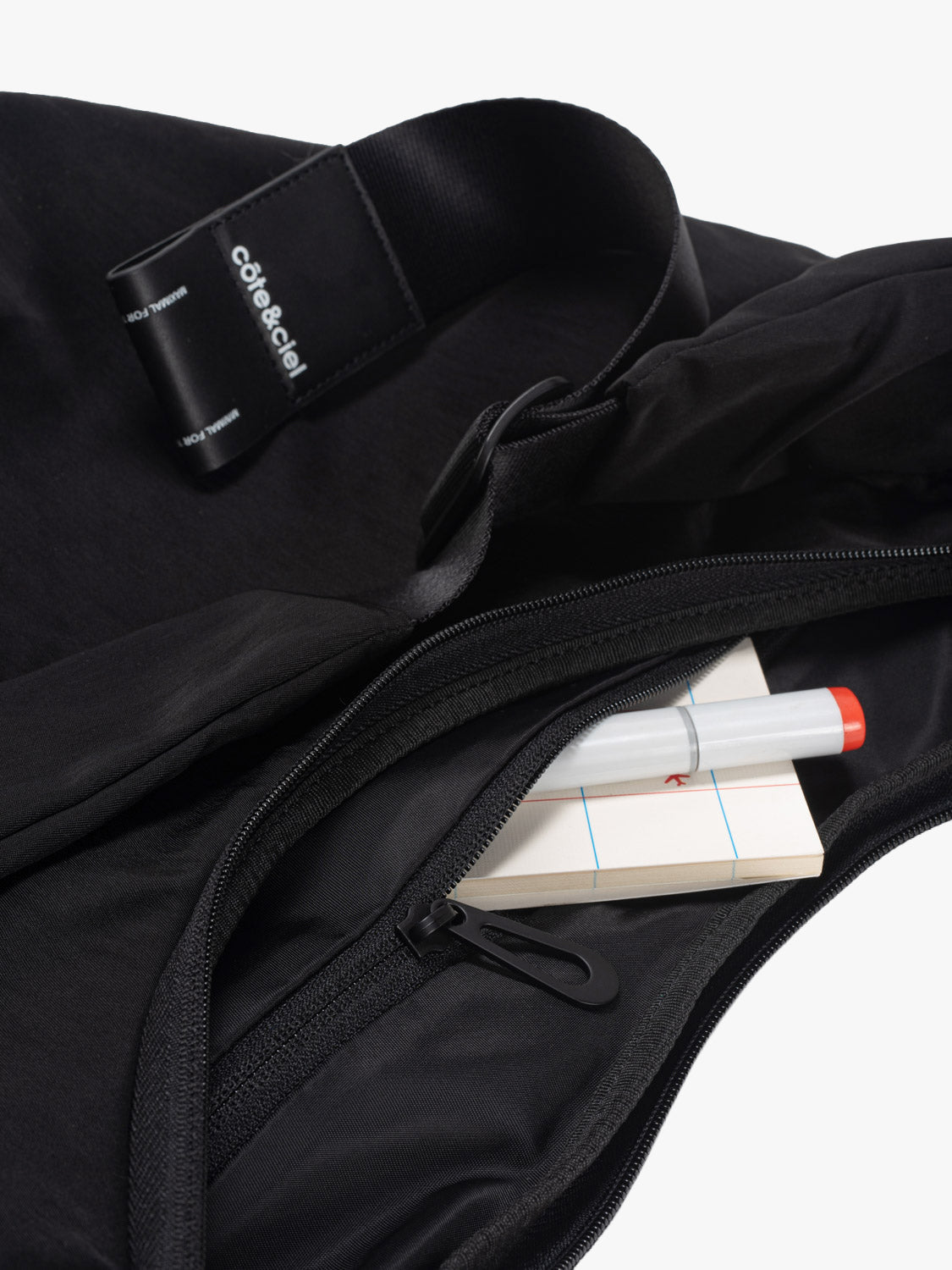 côte&ciel | Hyco S Smooth Black Bag côte&ciel Official