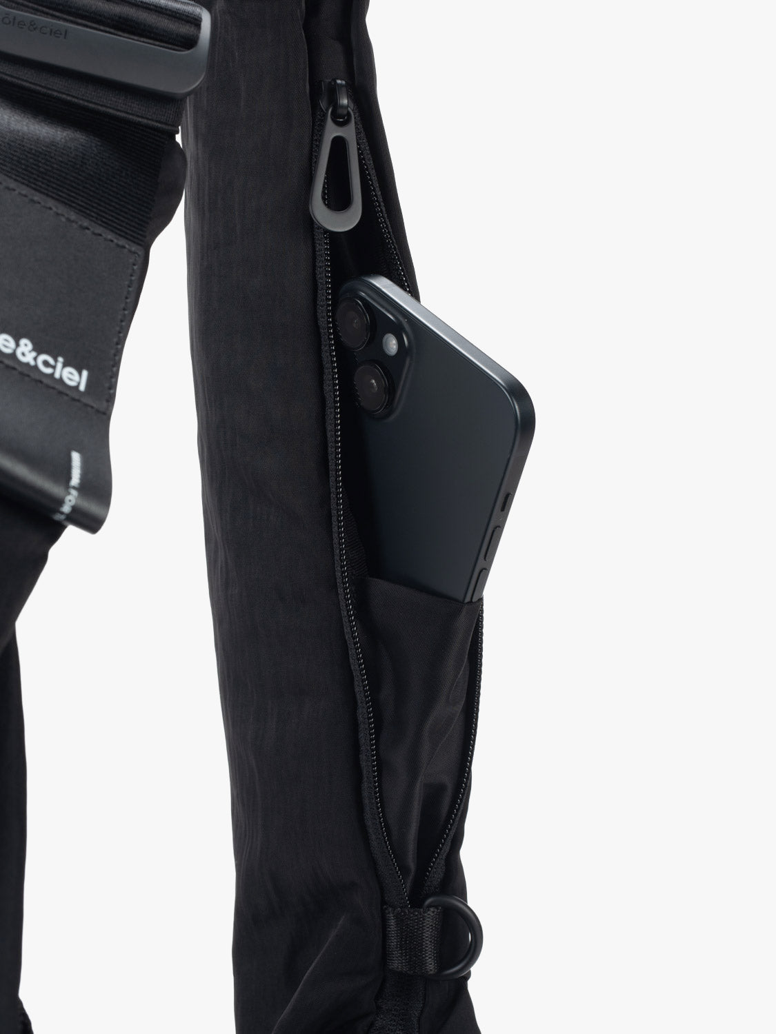 côte&ciel | Hyco S Smooth Black Bag côte&ciel Official