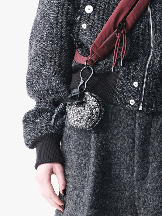 coteetciel Accessory/Pouch AÓOS Nano Tweed Black & Cream côte&ciel US 29276