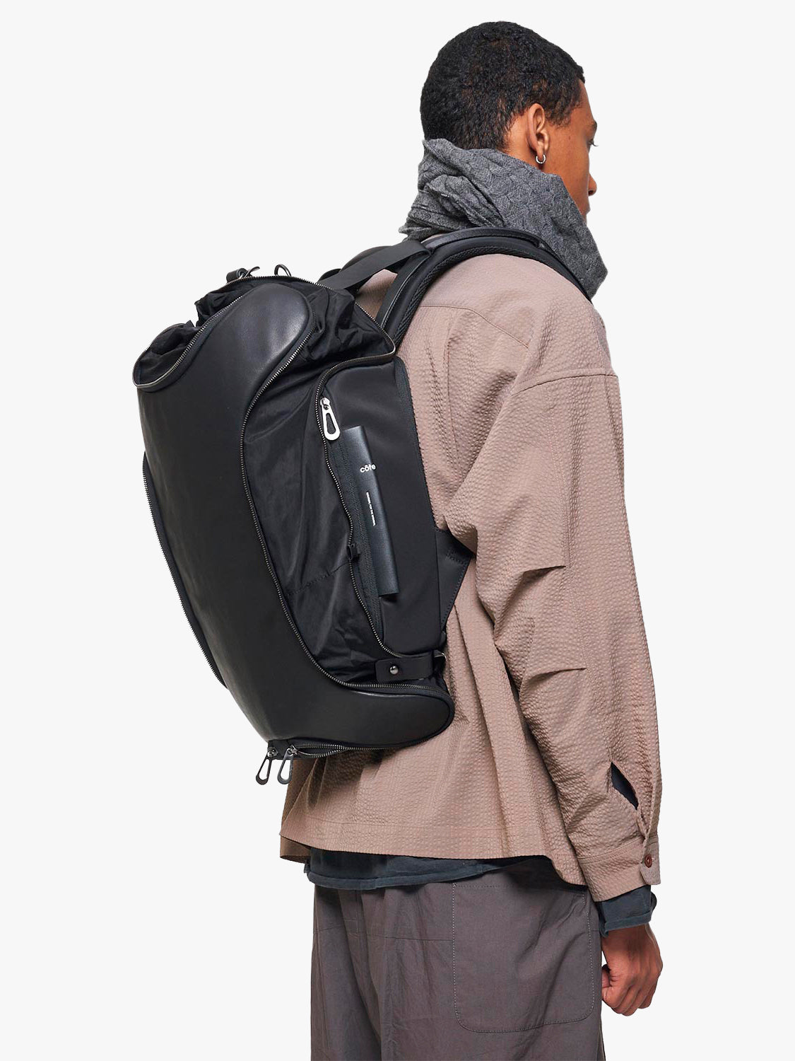 coteetciel Backpack Avon Backpack Leather Black côte&ciel US 29056