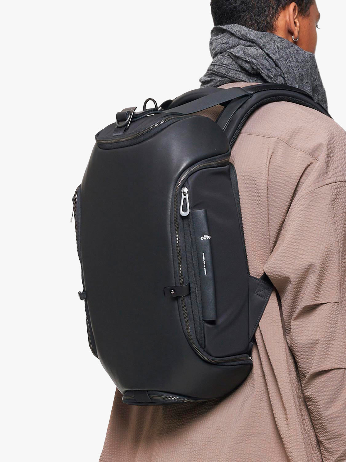 coteetciel Backpack Avon Backpack Leather Black côte&ciel US 29056