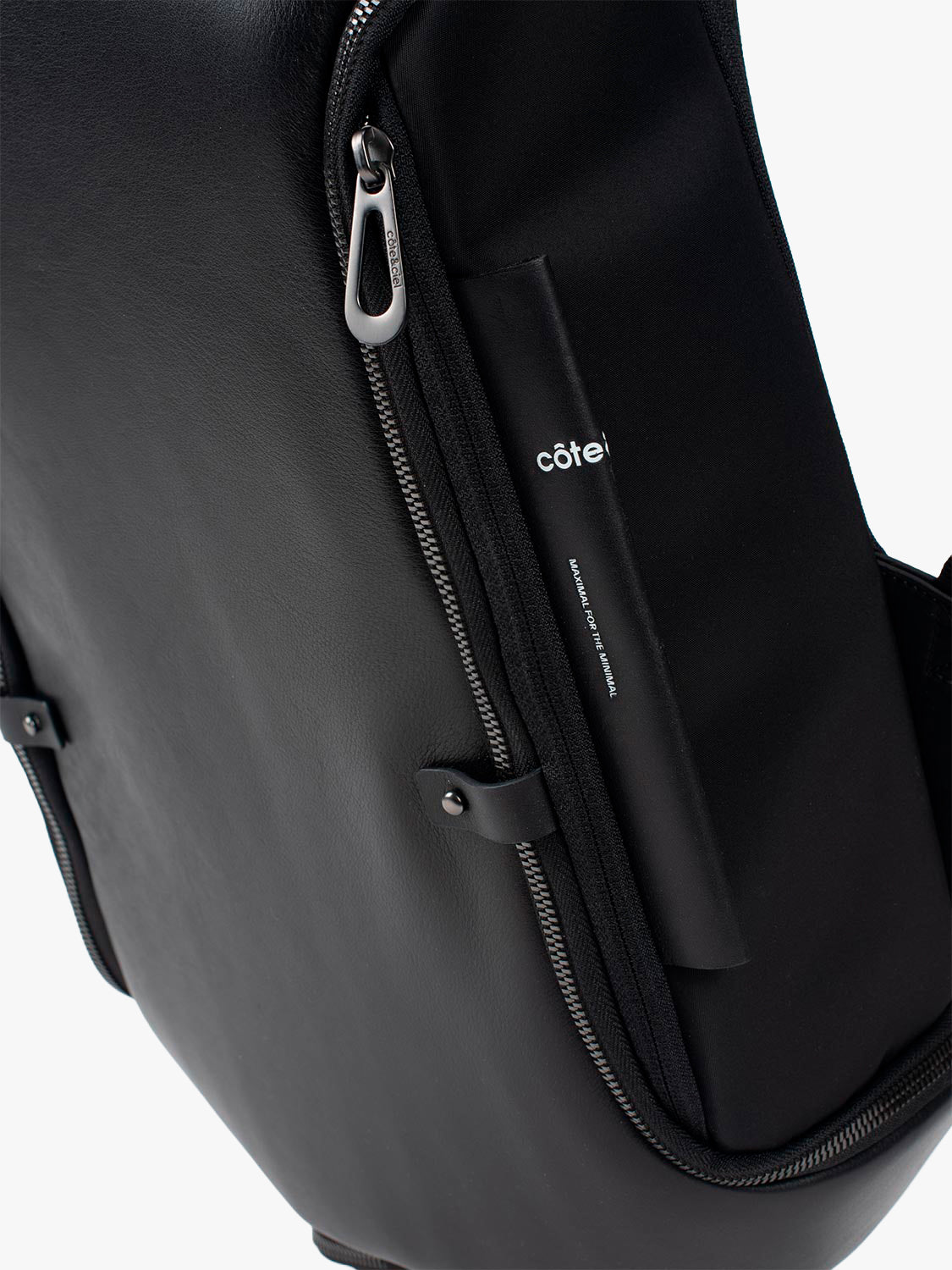 coteetciel Backpack Avon Backpack Leather Black côte&ciel US 29056