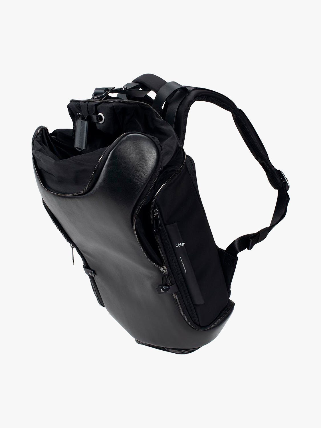 coteetciel Backpack Avon Backpack Leather Black côte&ciel US 29056