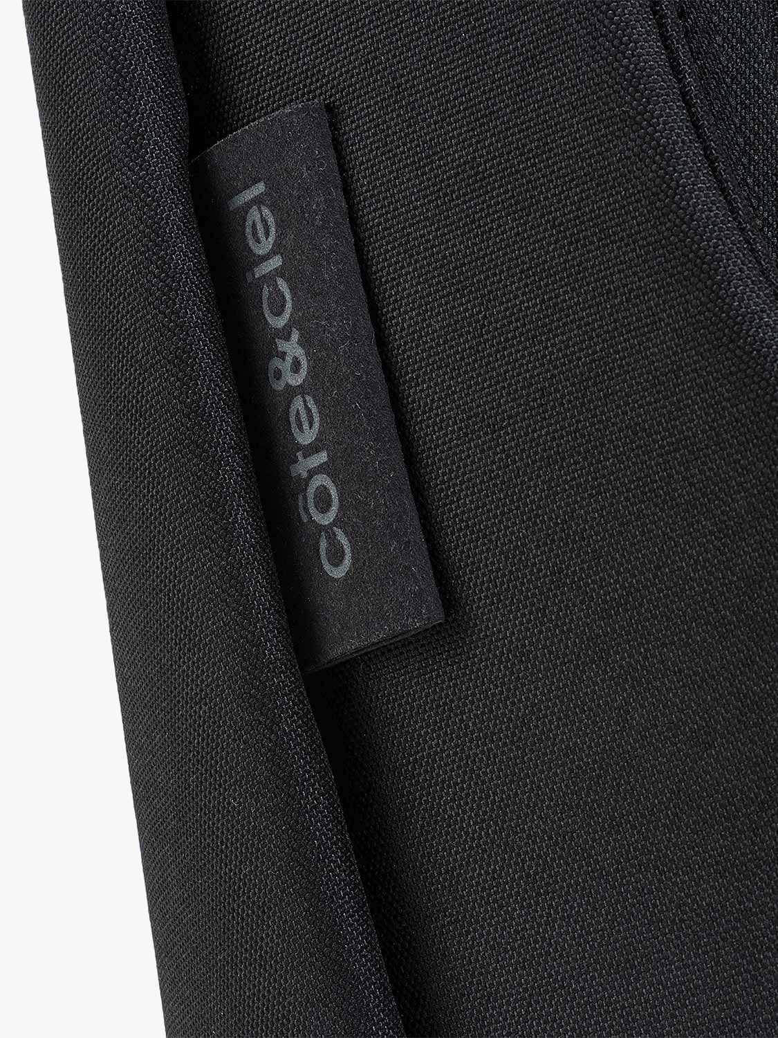 coteetciel Backpack Black Isar M EcoYarn Black côte&ciel US 27710