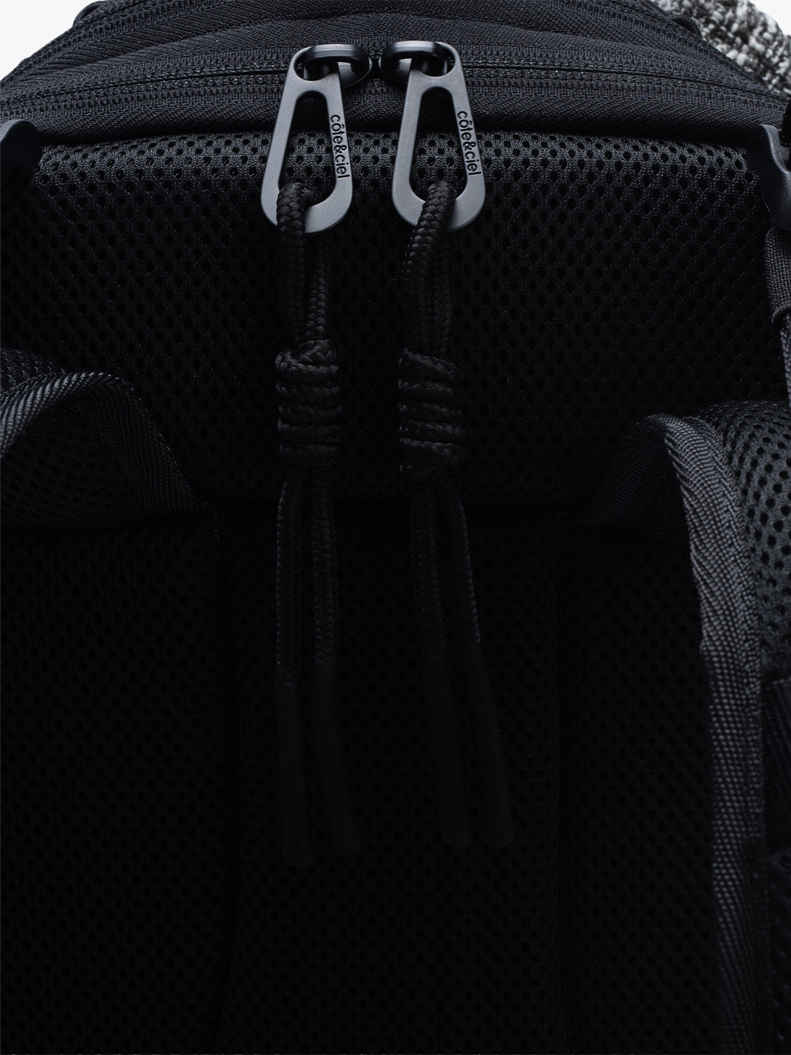 coteetciel Backpack Ladon Tweed Black & Cream côte&ciel US 29273