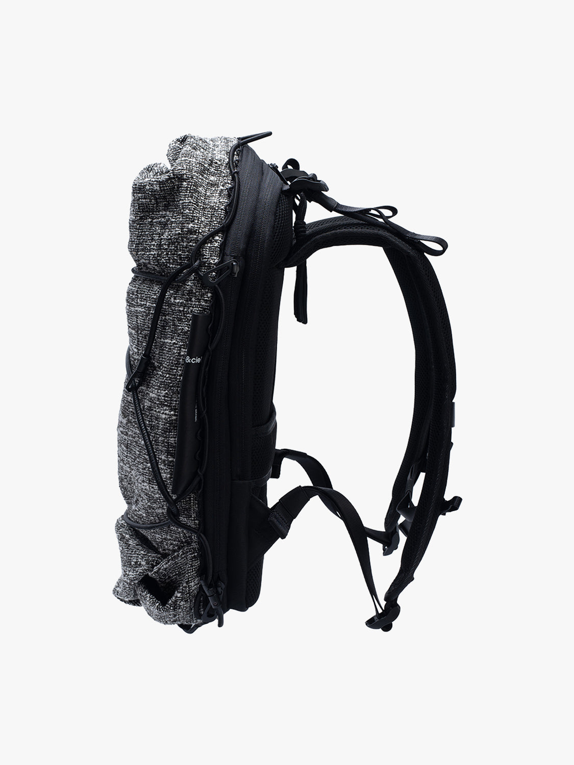 coteetciel Backpack Ladon Tweed Black & Cream côte&ciel US 29273