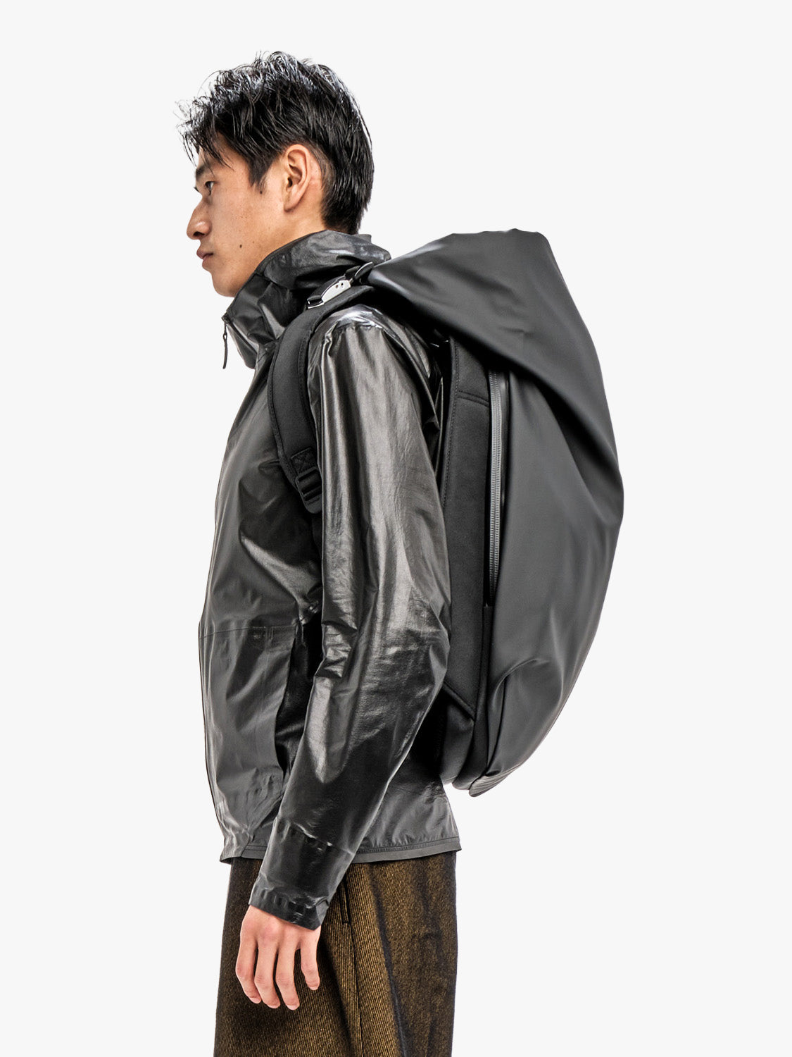 cote&ciel leather backpack Côte&Ciel Black Nile Obsidian Backpack