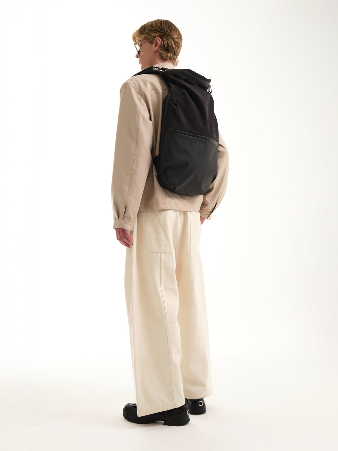 coteetciel Backpack Nile S Smooth Black Colour Accent côte&ciel US 29169