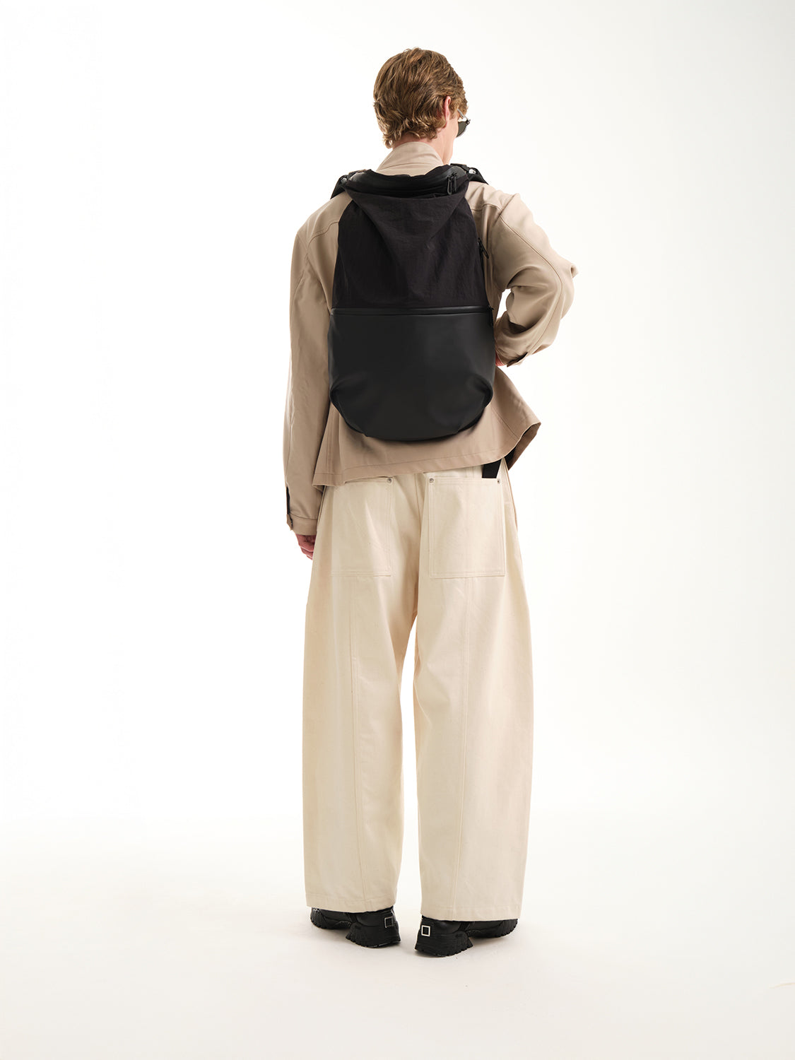 coteetciel Backpack Nile S Smooth Black Colour Accent côte&ciel US 29169