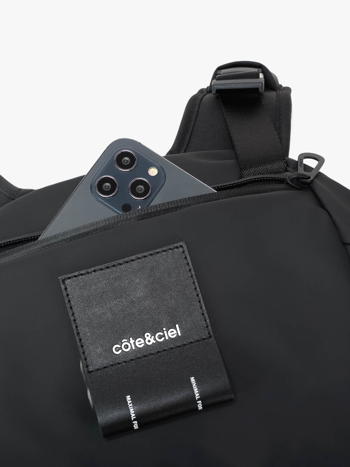 coteetciel Backpack Saru Obsidian Black côte&ciel US 29027