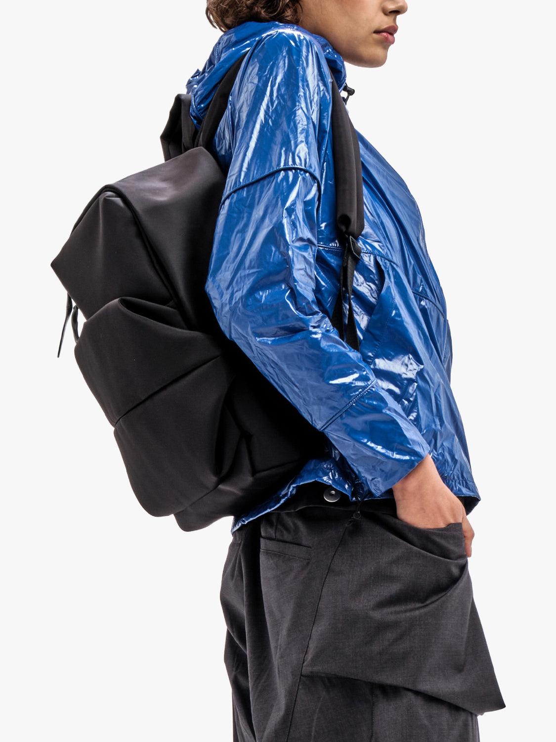 coteetciel Backpack Sava M Sleek Nylon Black Backpack côte&ciel US 29111