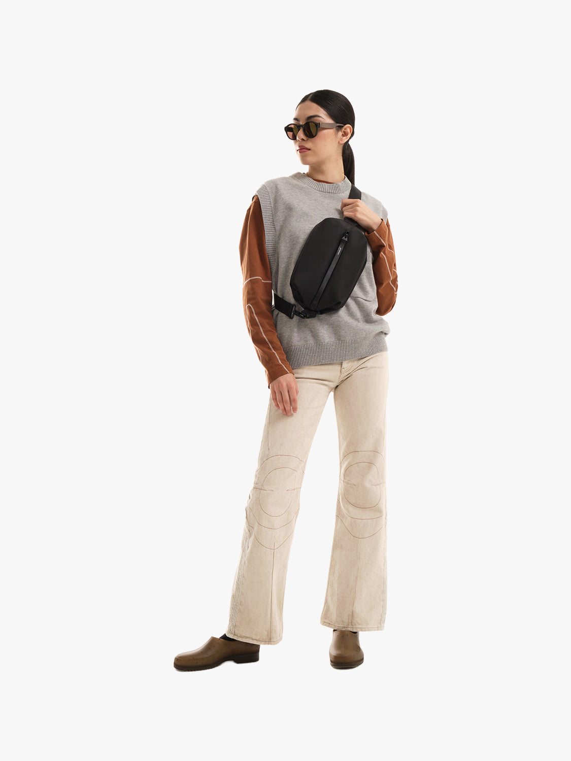 coteetciel Crossbody/Sling Bag Ens Sleek Black Bag côte&ciel US 29152