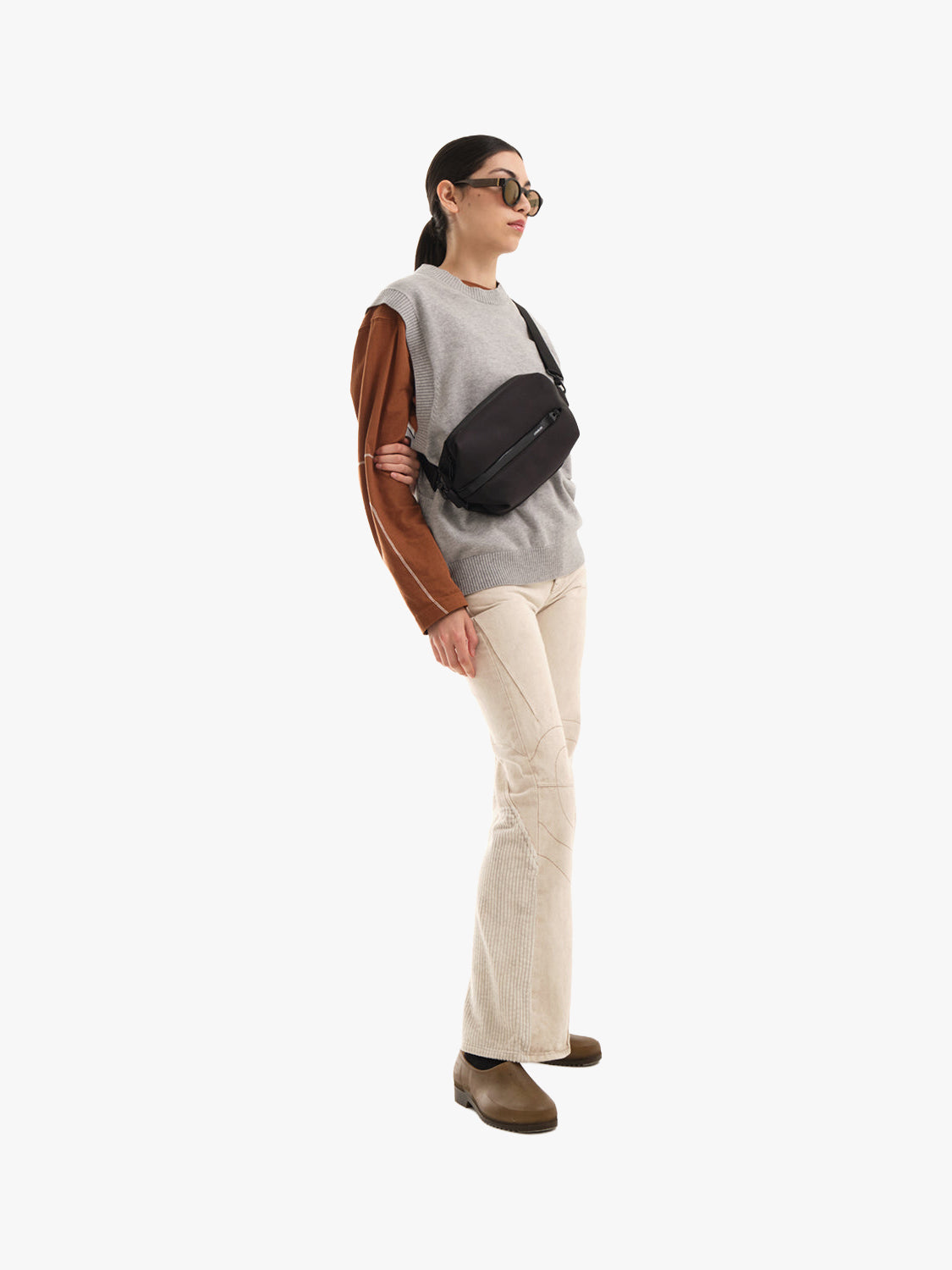 coteetciel Crossbody/Sling Bag Ens Sleek Black Bag côte&ciel US 29152
