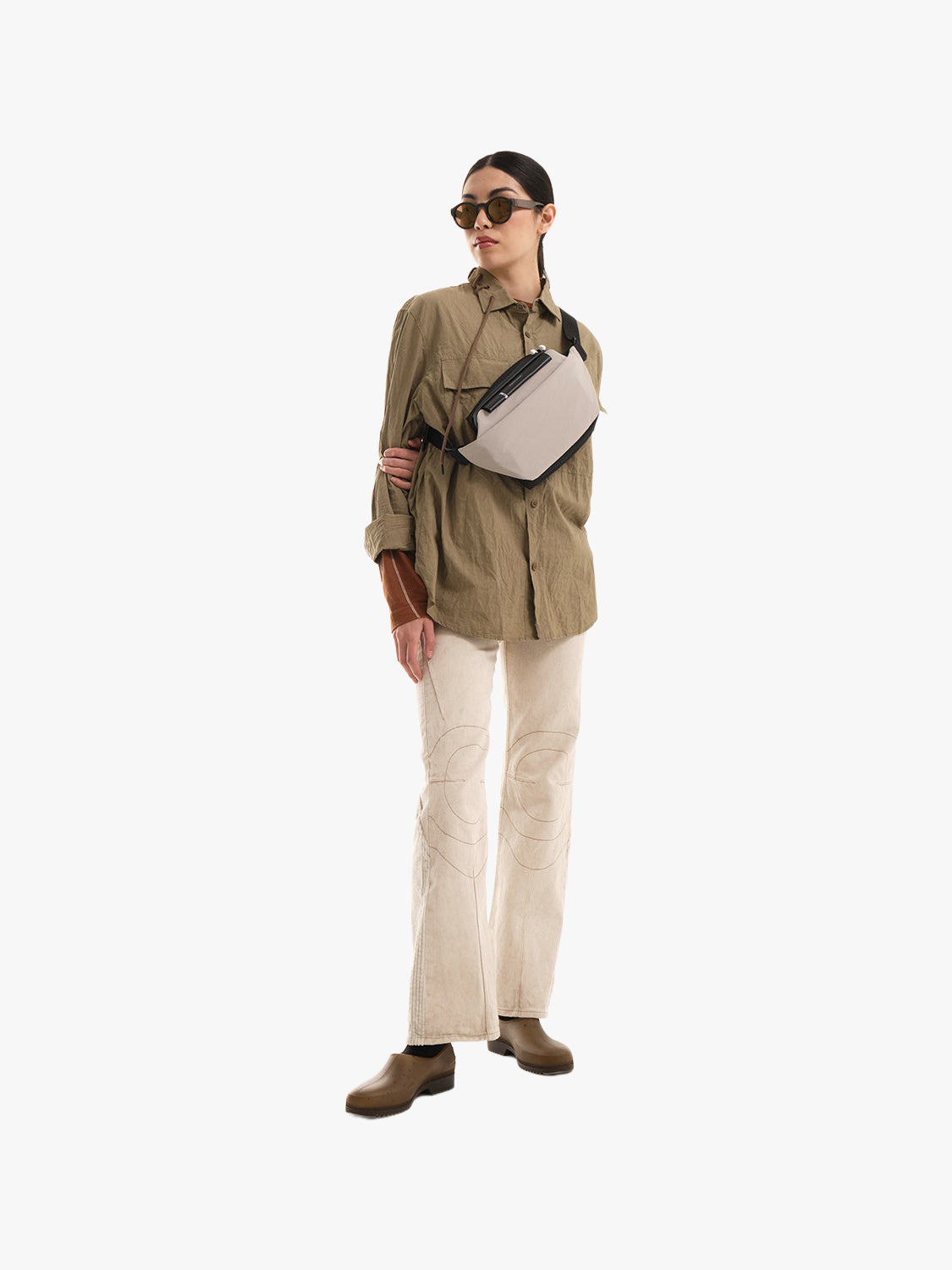 coteetciel Crossbody/Sling Bag Isarau S Smooth Light Grey côte&ciel US 29170