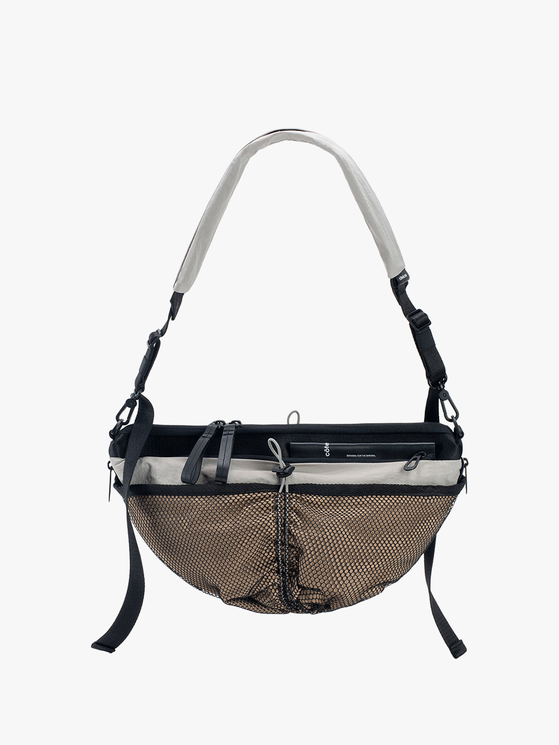 coteetciel Crossbody/Sling Bag Orne Smooth Light Grey & Sand côte&ciel US 29158