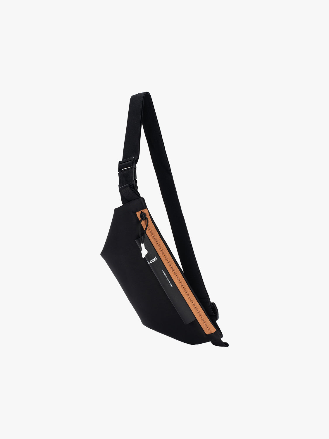 coteetciel Crossbody/Sling/Waist Bag Isarau XS Sleek Black Colour Accent côte&ciel US 29172