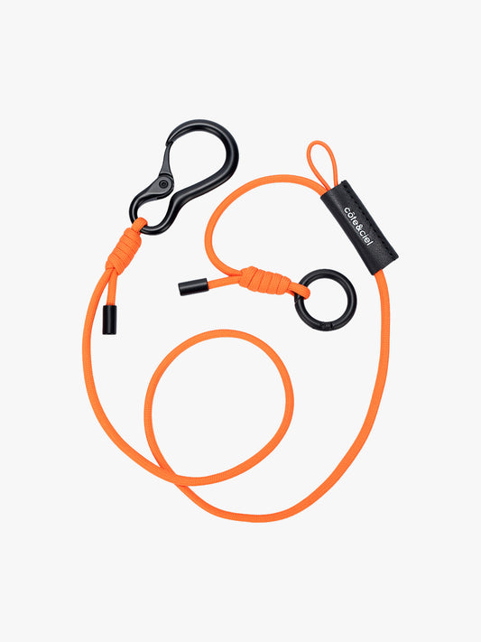 coteetciel Keychain LetGo Cord Orange/Black côte&ciel US 29247