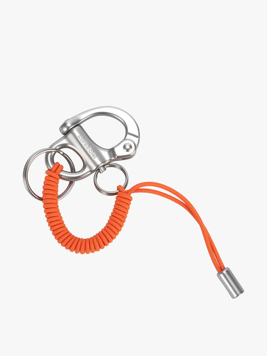 coteetciel Keychain LetGo Orange/Silver côte&ciel US 29248