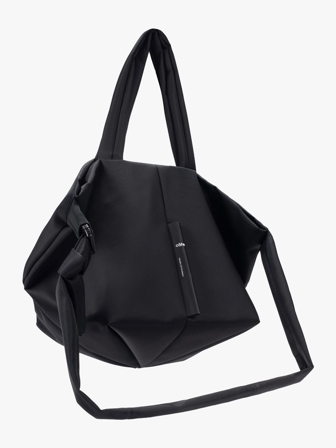 coteetciel Shoulder/Tote Amu Sleek Nylon Black Bag côte&ciel US 29109