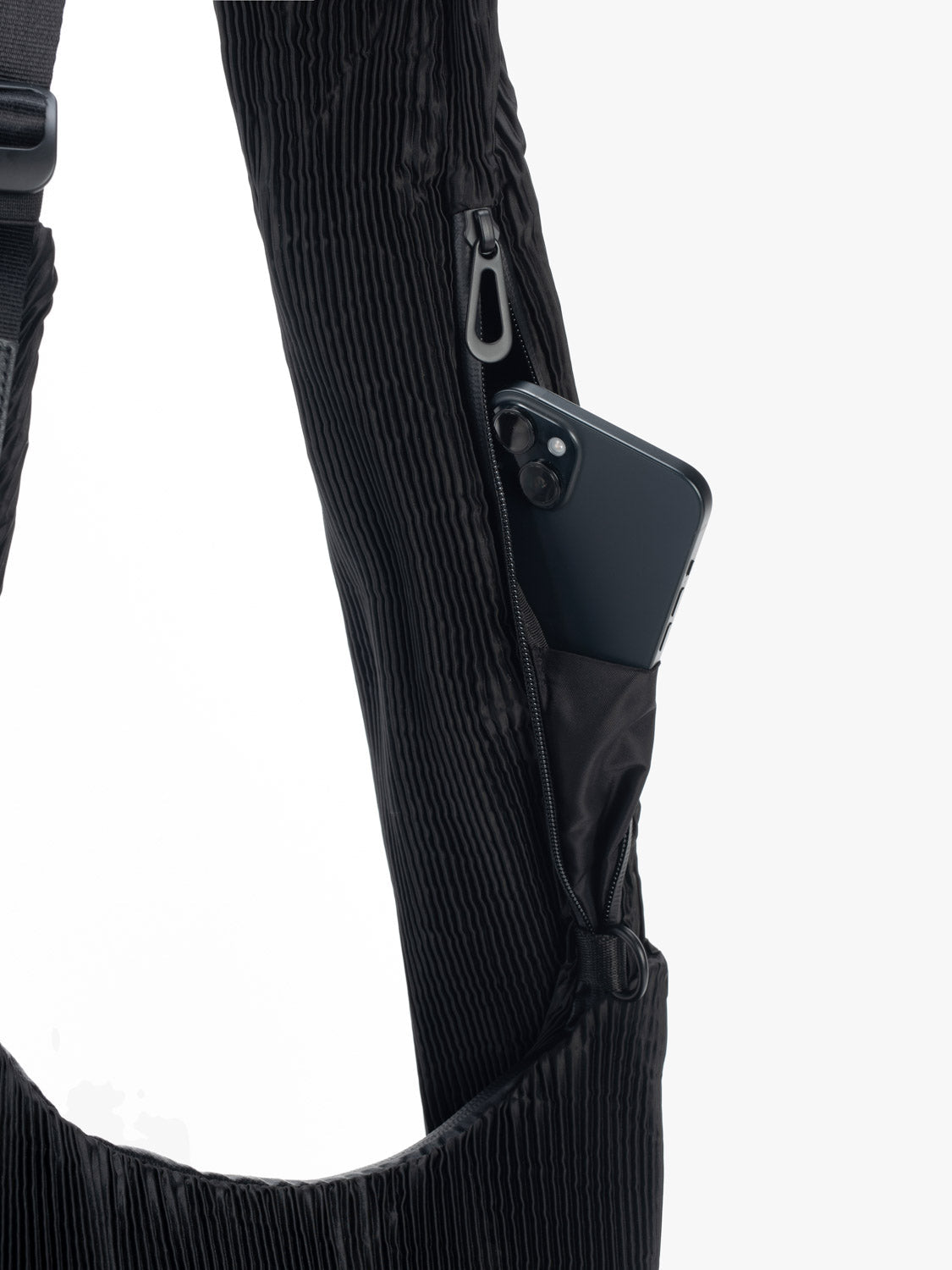 coteetciel Shoulder/Tote Hyco S Pleated Black Bag côte&ciel US 29099