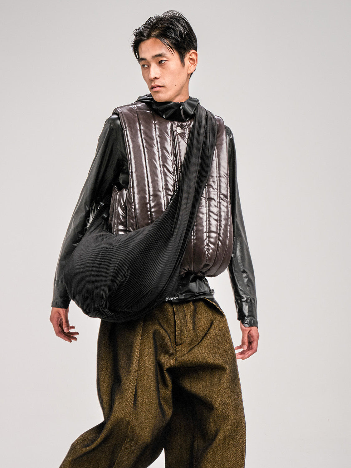 coteetciel Shoulder/Tote Hyco S Pleated Black Bag côte&ciel US 29099