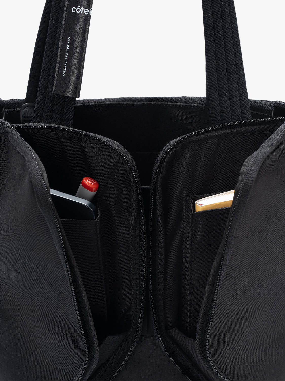 coteetciel Shoulder/Tote Tib Carbon Black côte&ciel US 29199