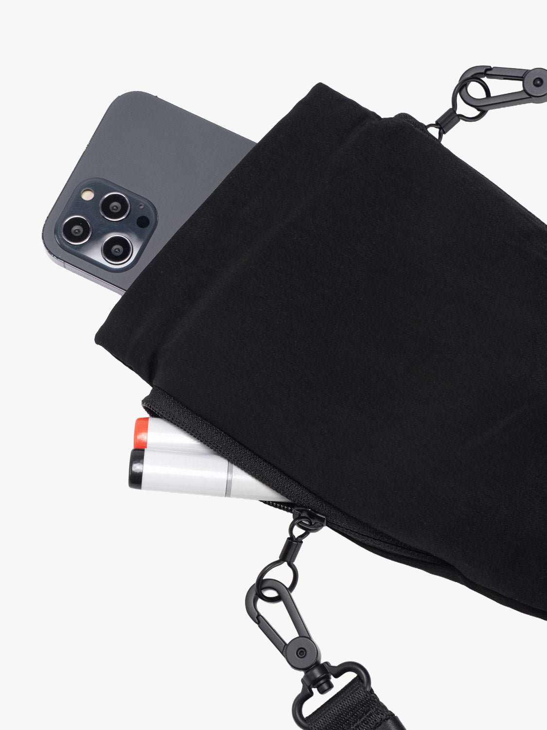 coteetciel Small/Pouch Taro Smooth Black Pouch côte&ciel US 29114