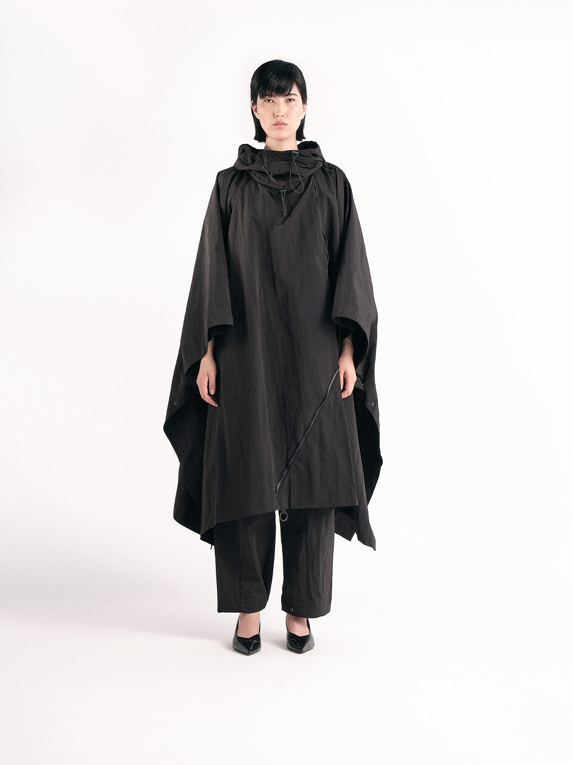 coteetciel Uniform Vertex Poncho Black côte&ciel US 29189