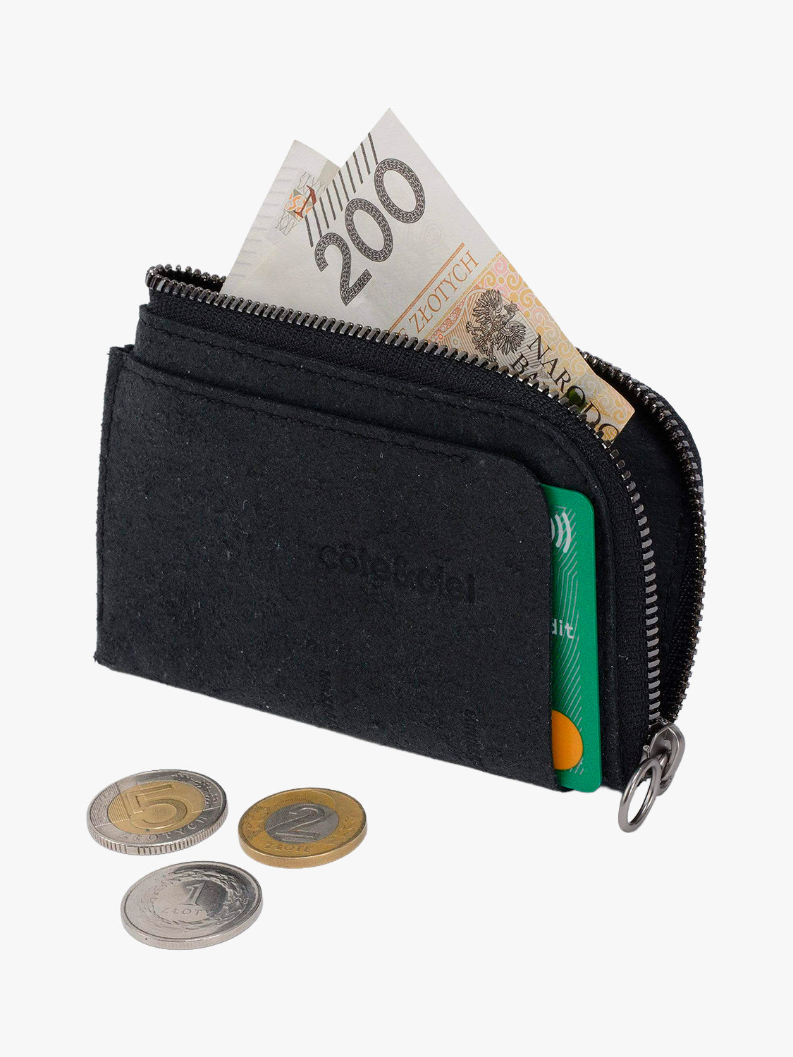 coteetciel Wallet Zippered Wallet Recycled Leather côte&ciel US 28951