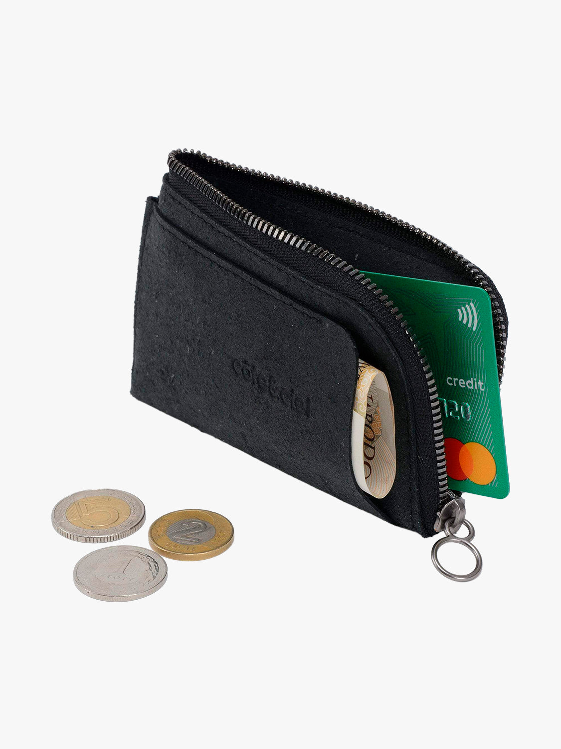 coteetciel Wallet Zippered Wallet Recycled Leather côte&ciel US 28951