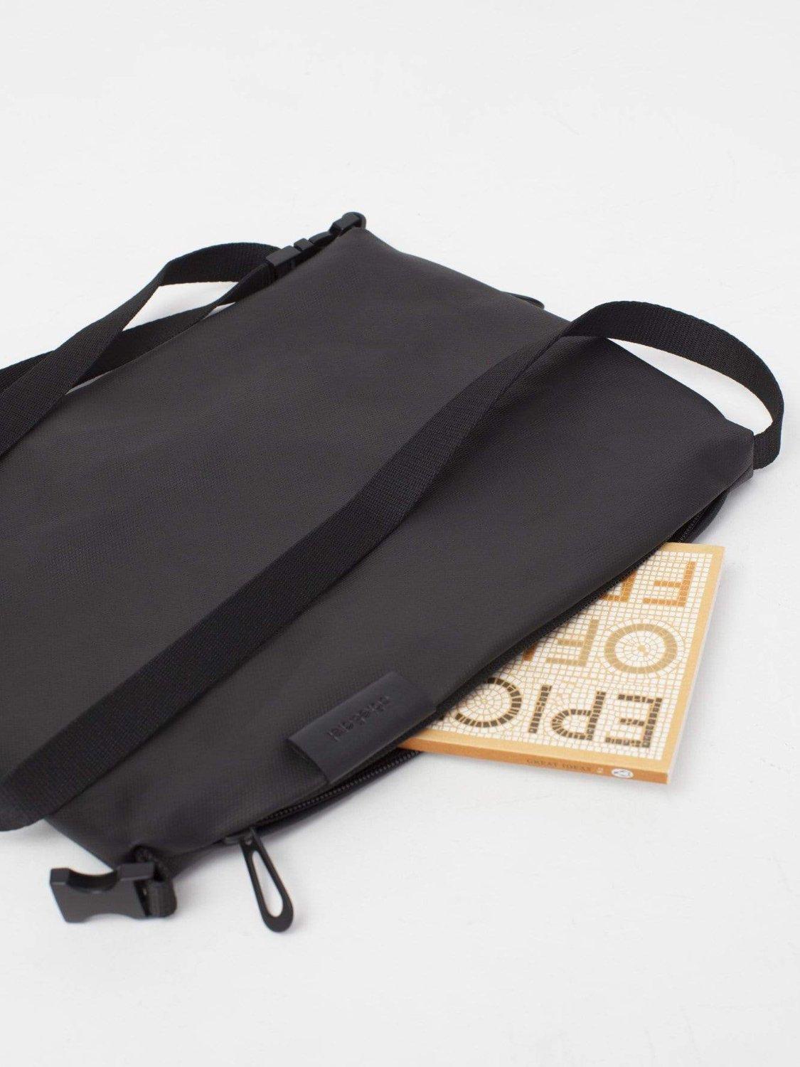 coated canvas messenger bag