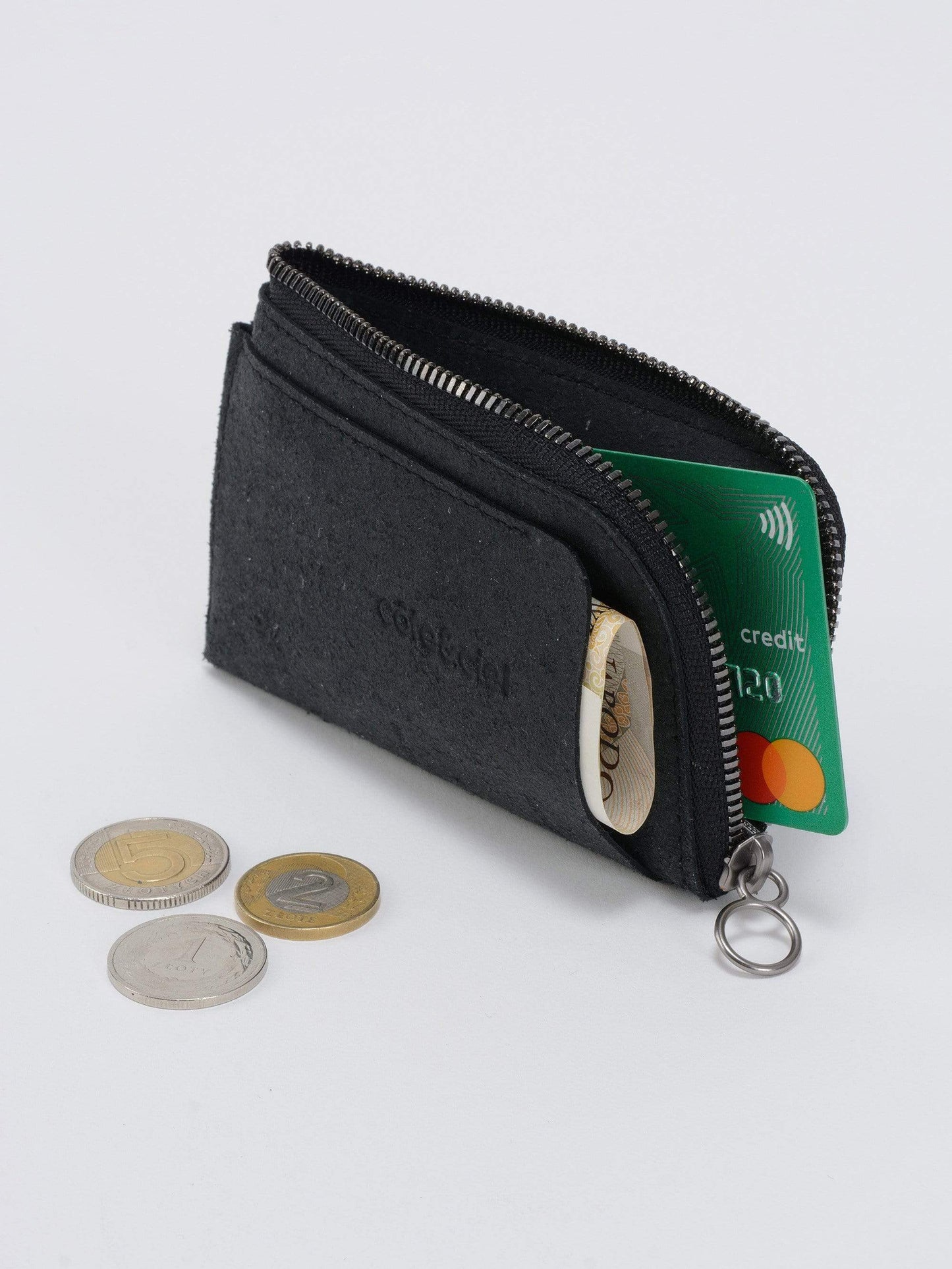 coteetciel Wallet Zippered Wallet Recycled Leather côte&ciel US 28951